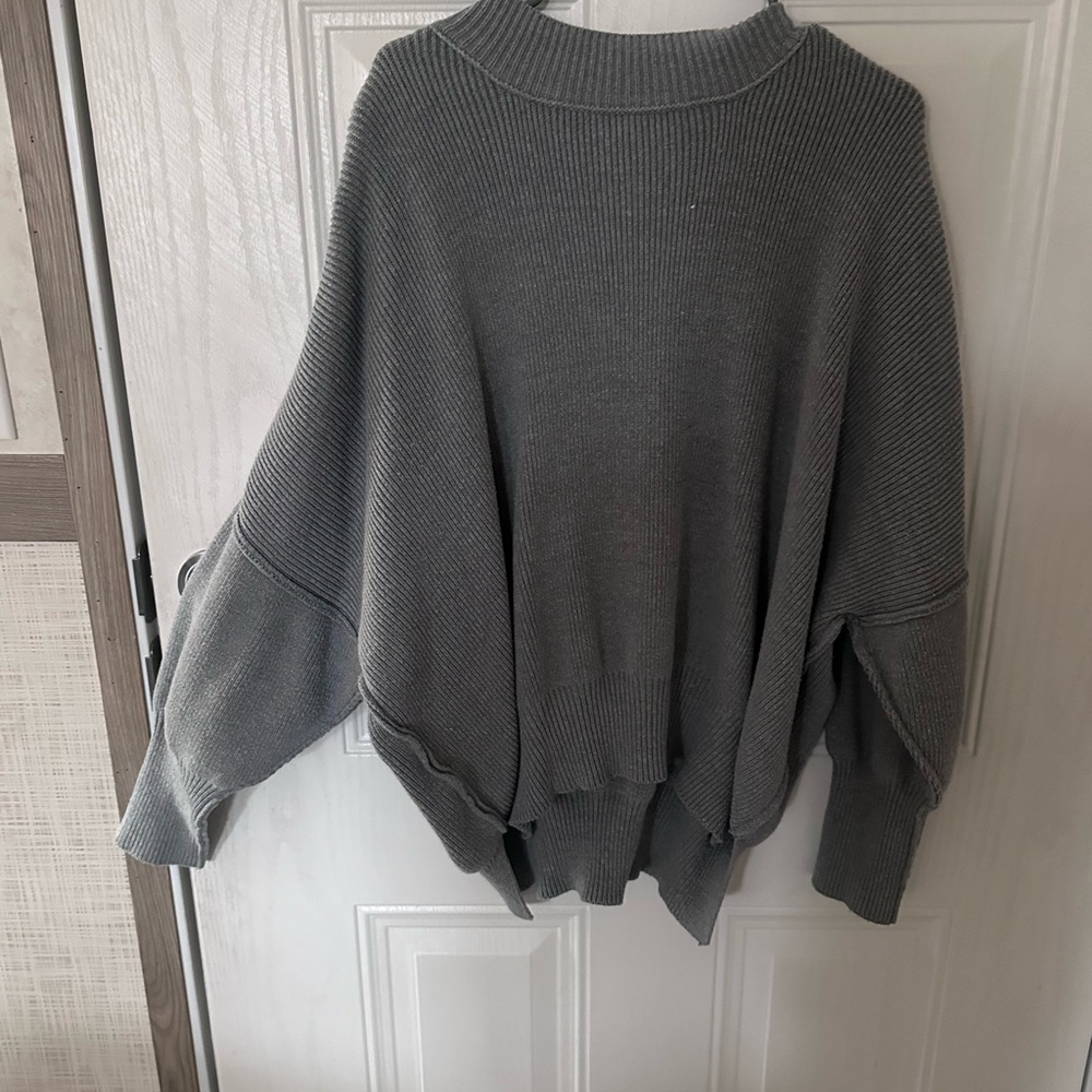 Zenana Outfitters Charcoal Turtleneck Sweater